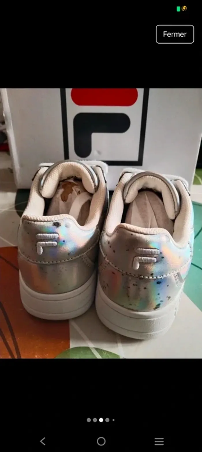 Superbes sneakers baskets femme marque Fila pointure 36 - photo numéro 3