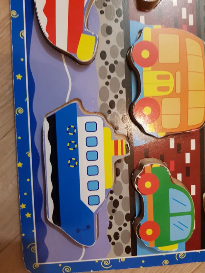 Puzzle encastrement vehicules - photo numéro 5