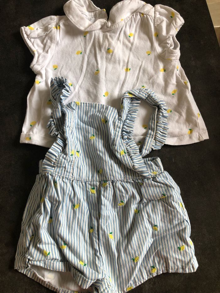 Lot vêtement été fille 6 mois 12 pièces - photo numéro 2