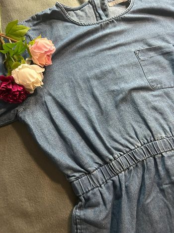 Robe effet jean femme