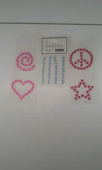 Lot de stickers strass