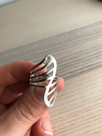 Bague argentée