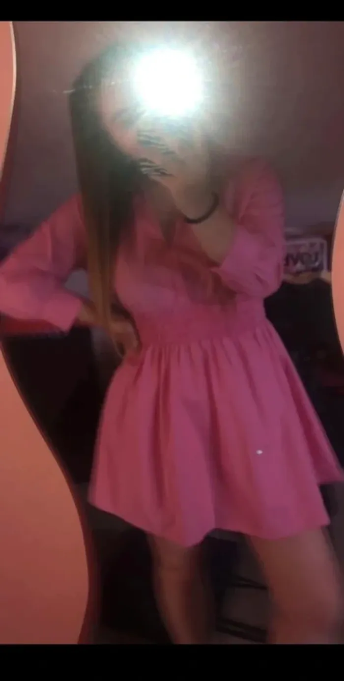 robe chemise rose zara - photo numéro 5