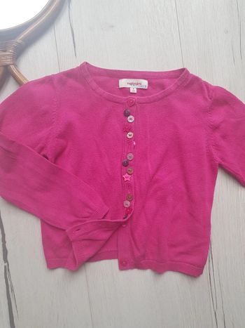 Gilet fin catimini fille 4ans fushia
