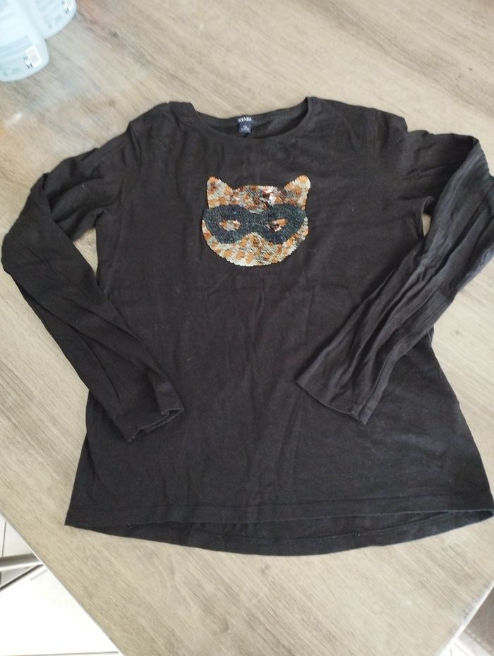 T shirt ml 12 ans fille