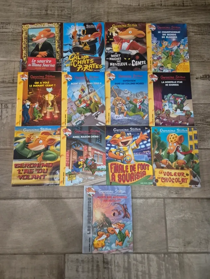Lot de romans Geronimo Stilton