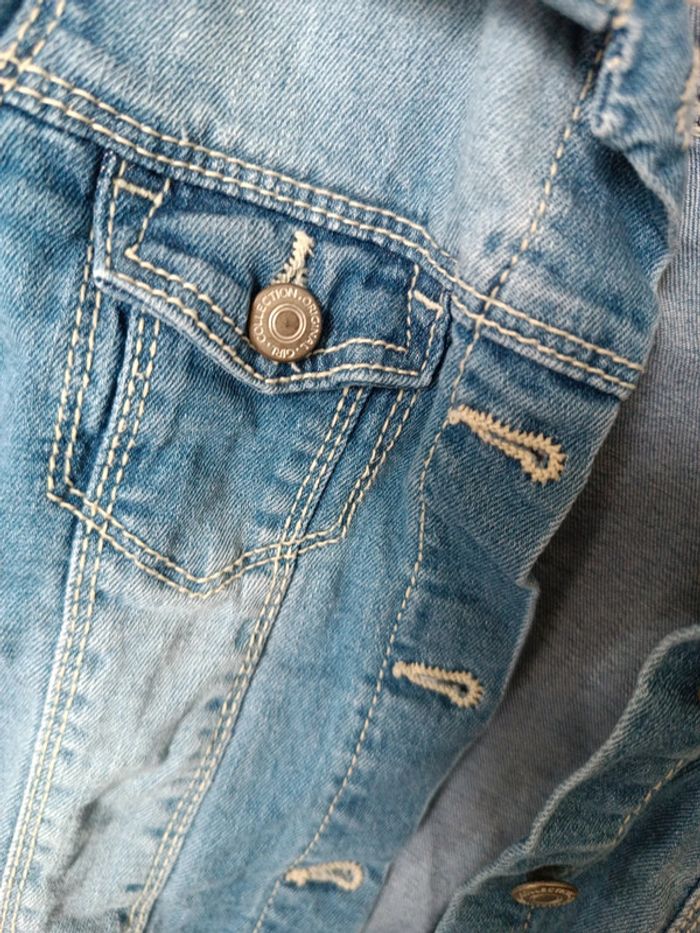 Veste en jean fille 4 ans - photo numéro 2