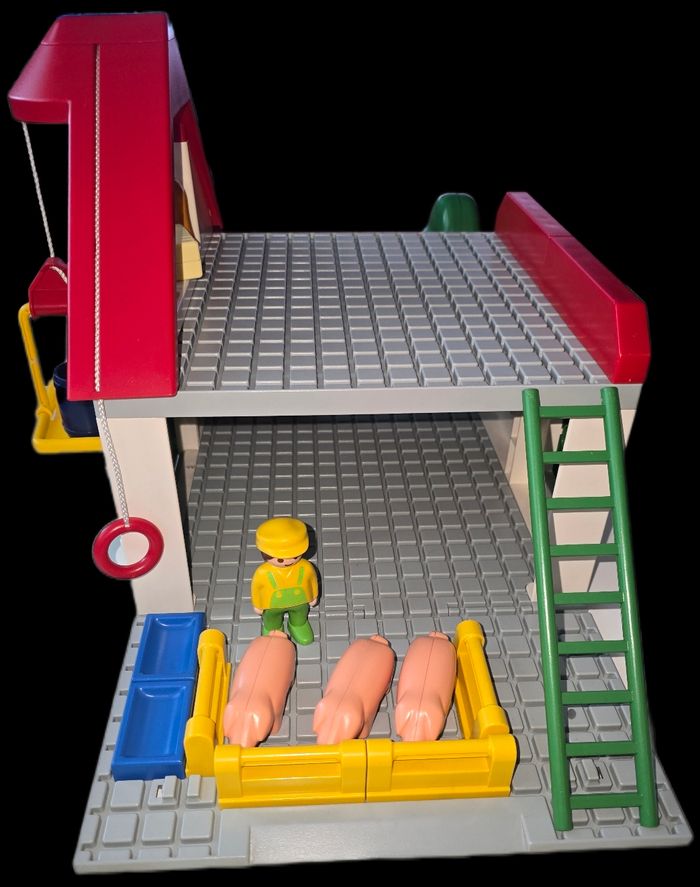 123 playmobil grande ferme 6800 vintage 1990 - photo numéro 4