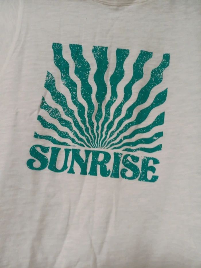 Débardeur etam blanc et vert - photo numéro 2