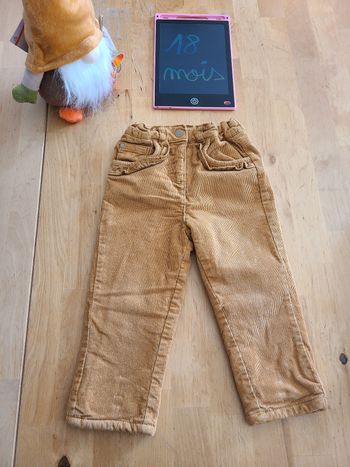 pantalon Moutarde 18 mois orchestra 