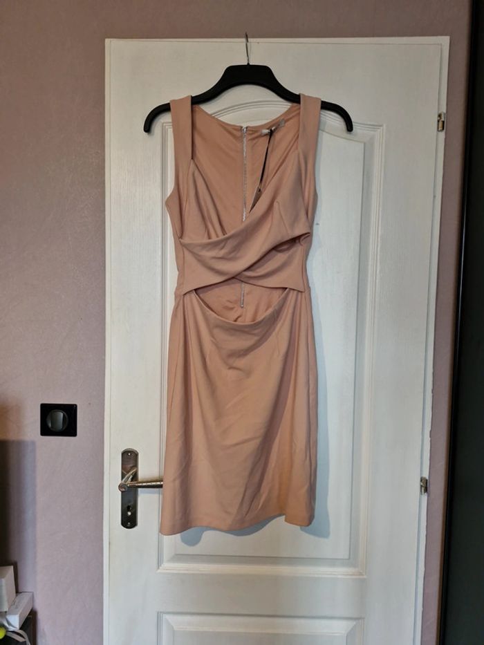 Sublime robe rose poudré Morgan 36