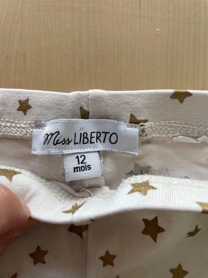 Lot de 6 leggings fille 12 mois multimarque - photo numéro 7