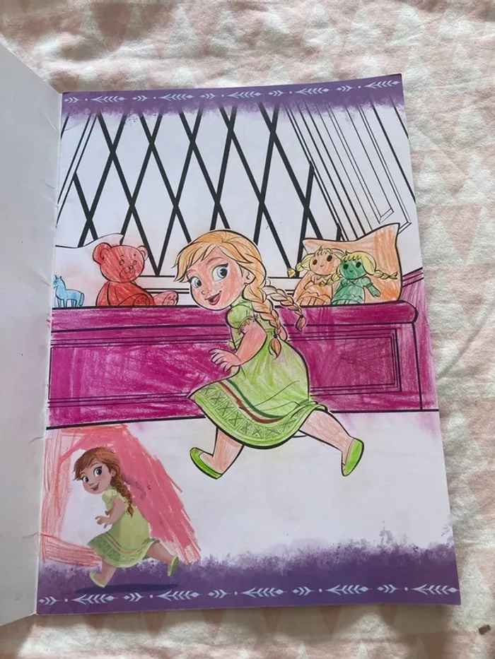 Cahier de coloriage reine de neiges II - photo numéro 3