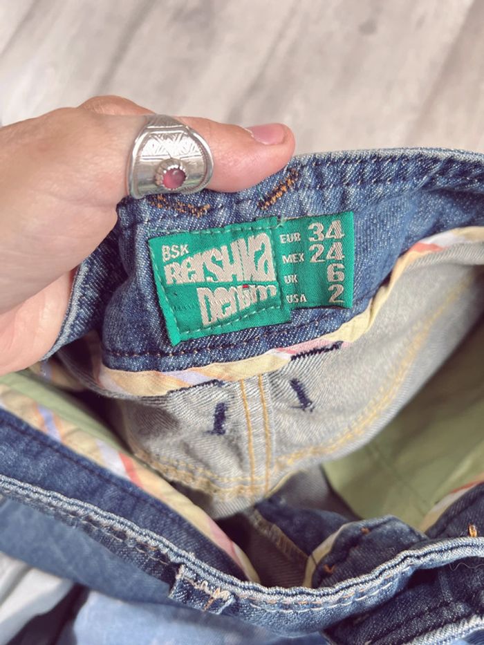 Short en jean femme bershka - photo numéro 6