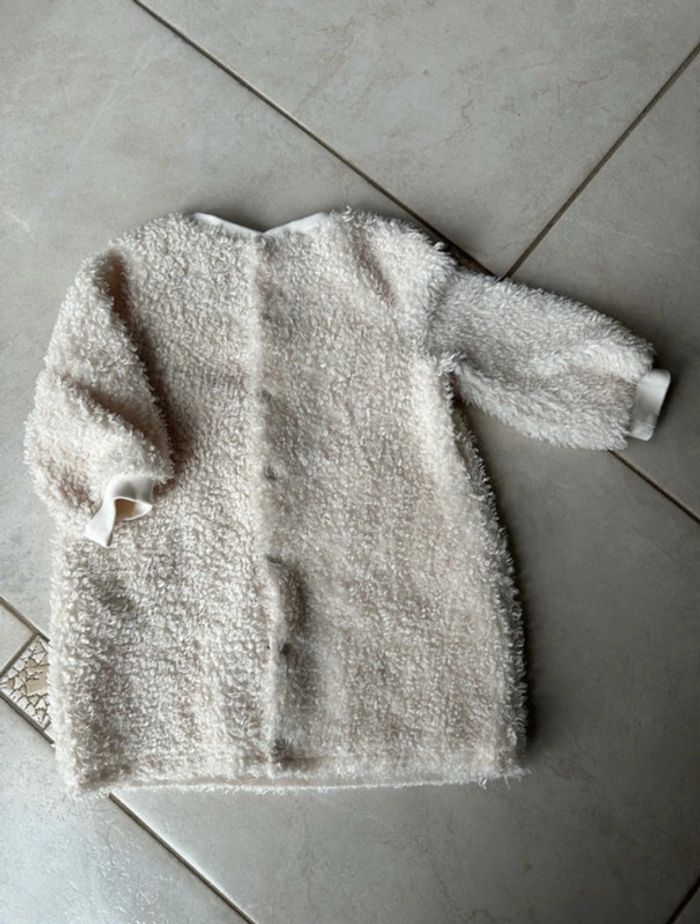 Robe peluche crème IKKS - photo numéro 4