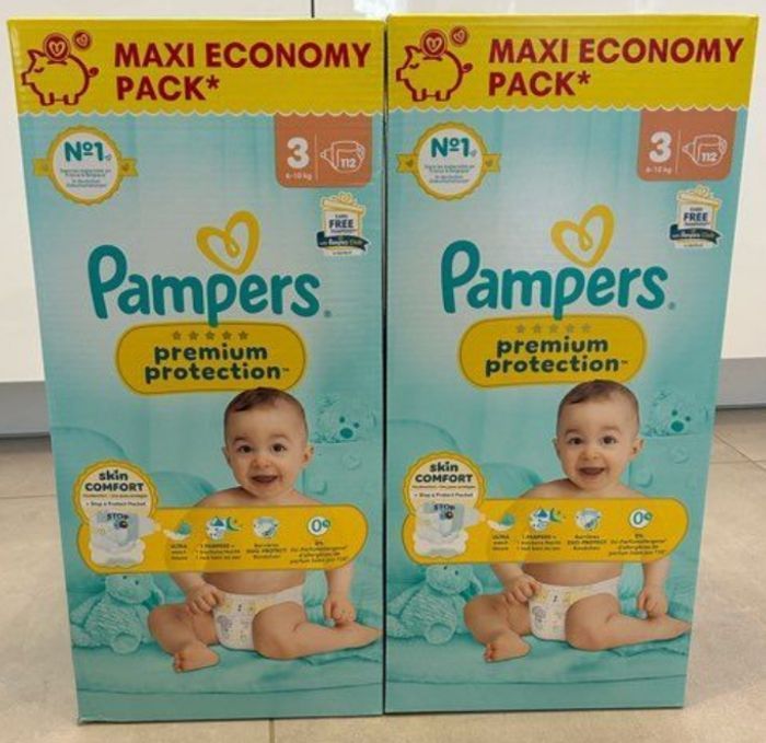 Couche Pampers premium protection taille 3