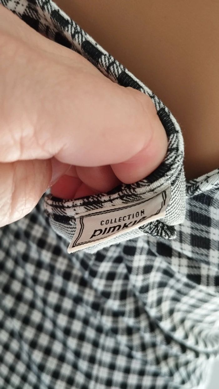 Robe noire et blanche Pimkie taille s fendu - photo numéro 9