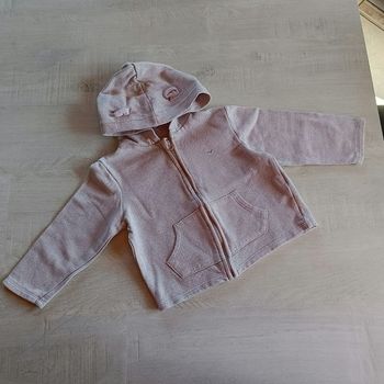 Gilet sweat zippé 