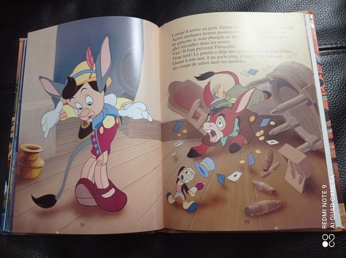 Livre enfant, Pinocchio. Disney éditions Hachette - photo numéro 2