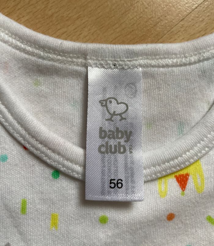body motif animaux festifs bébé 56 cm - photo numéro 3
