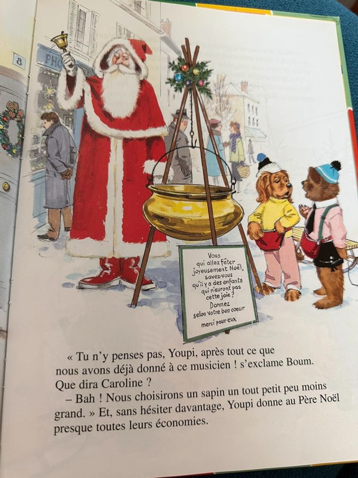 Livre Le Noël de Caroline couleurs multicolore rare album bd Pierr Probst - photo numéro 3