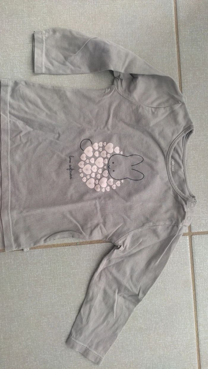 Ensemble t-shirt ML / pantalon T.18 M - photo numéro 3