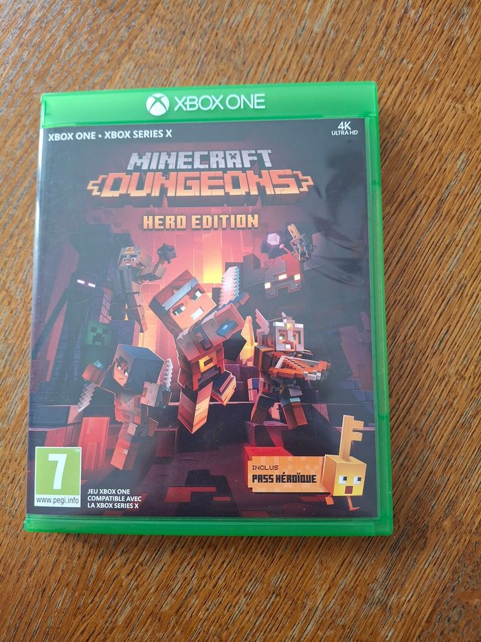 Jeu xbox one minecraft dungeons hero edition