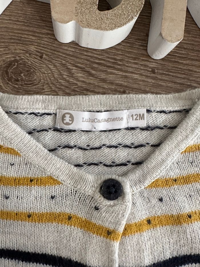 - Gilet Lulu castagnette - 12 mois - Très bon état - photo numéro 2