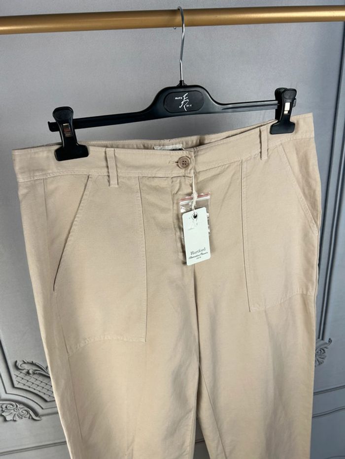 Pantalon large beige Hartford T4 Neuf - photo numéro 2