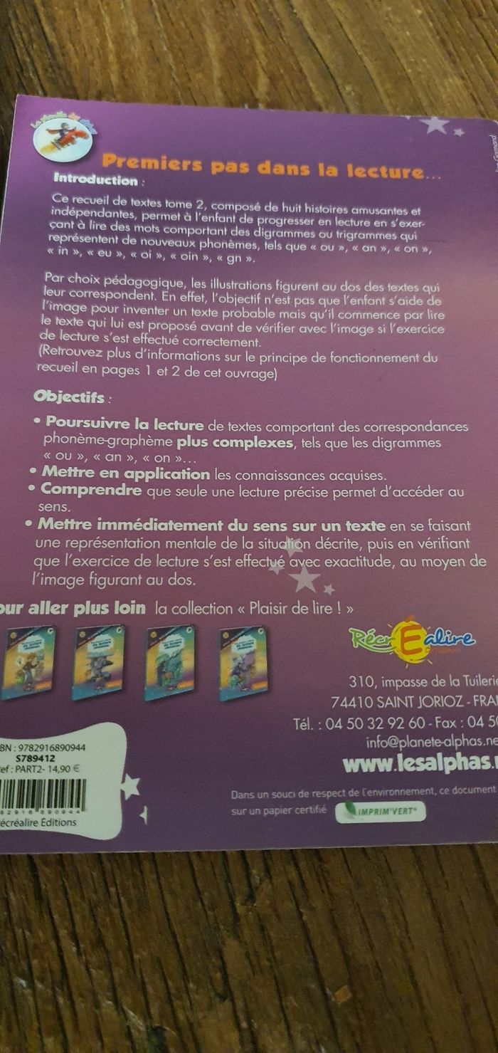 Livres LES ALPHAS , lecture 4 à 8 ans - photo numéro 3