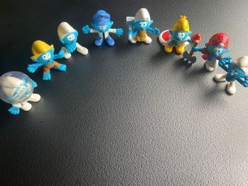 Lot figurines schtroumpfs