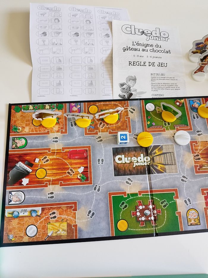 Cluedo junior parker complet - photo numéro 3