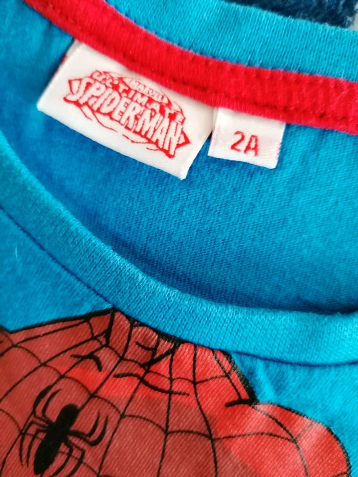 Tee-shirt garçon spiderman 24 mois - photo numéro 2