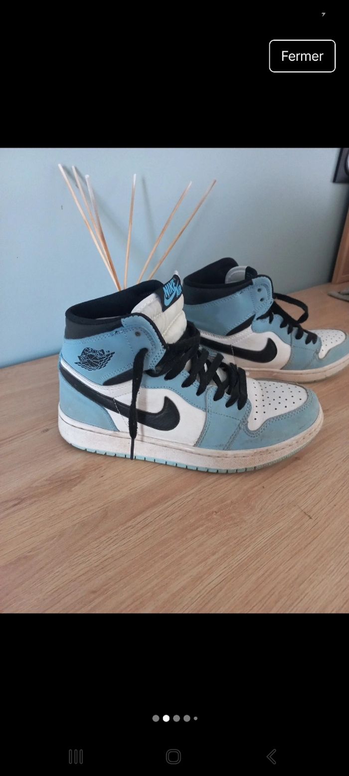 Jordan bleu et blanche taille 38 mixte - photo numéro 2