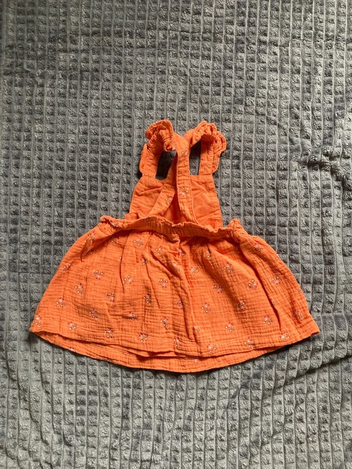 Robe chasuble gaze de coton 6 mois - photo numéro 2