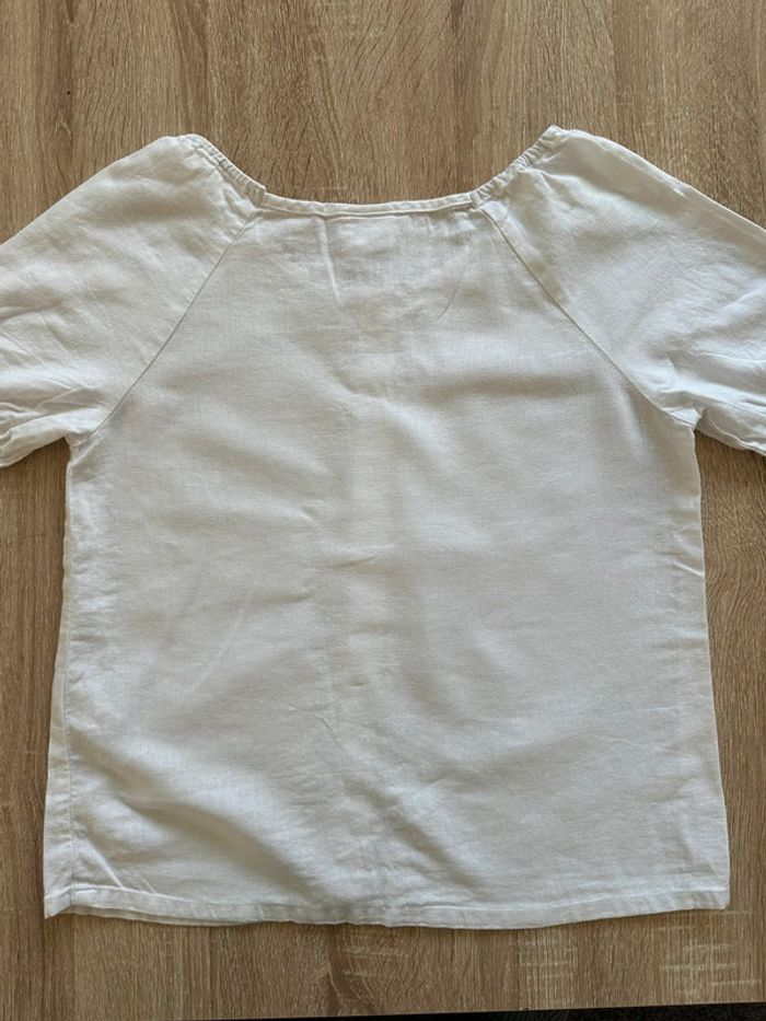 T-shirt blanc Lin - photo numéro 5