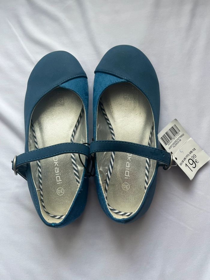 Ballerine bleue taille30 taille 30 marque Okaïdi - photo numéro 2