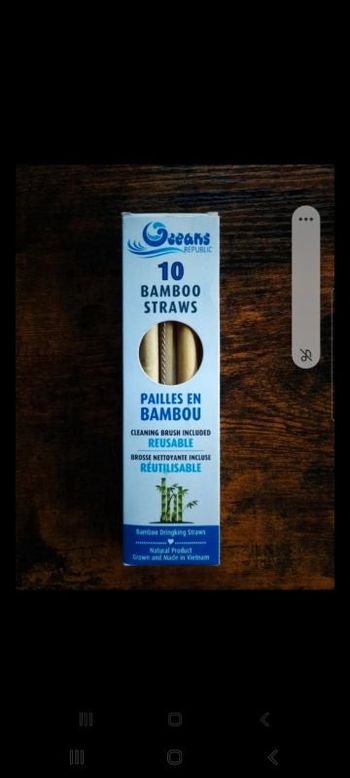 Pailles en bambou