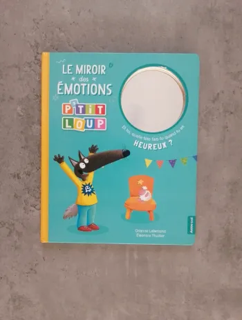 Livre - Le miroir des émotions avec P'tit Loup