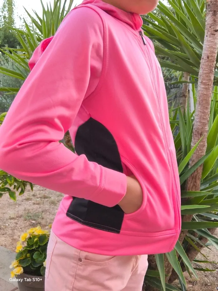 Veste gilet rose 8 / 10 ans - photo numéro 3