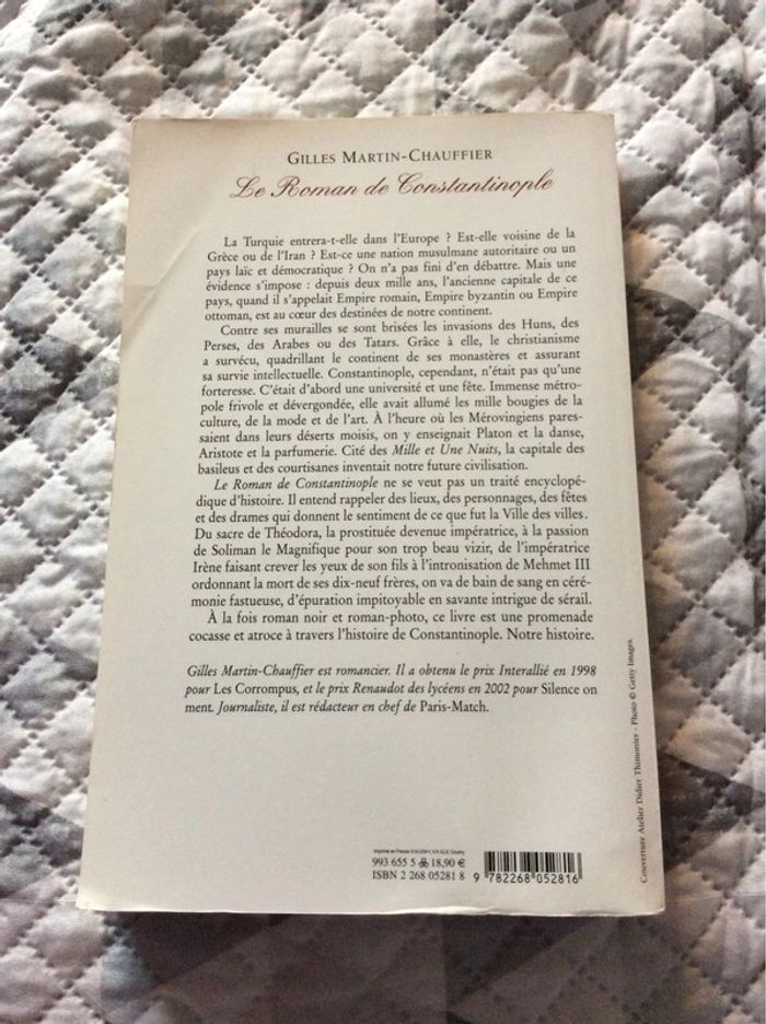 #le Roman de Constantinople Gilles Martin Chauffier - photo numéro 3