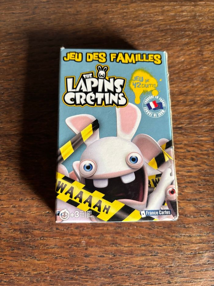 Jeu de 7 familles lapins cretins