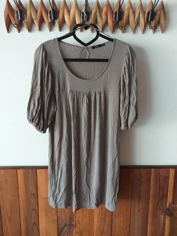 Tunique manches courtes gris