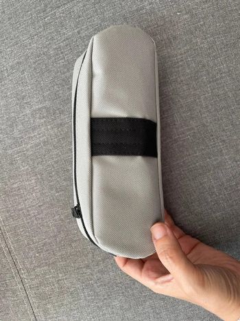 Trousse "Viquel stripe" neuve grise