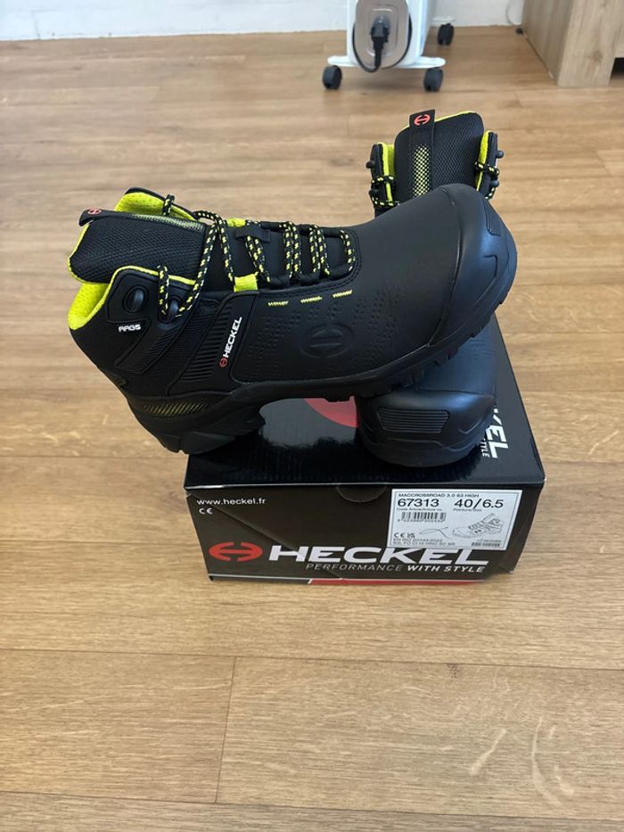 Chaussure de sécurité montante S3 MacCrossroad 3.0 High HECKEL 67313 taille 40 - photo numéro 7