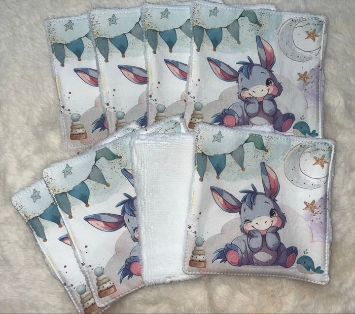 9 lingettes lavables