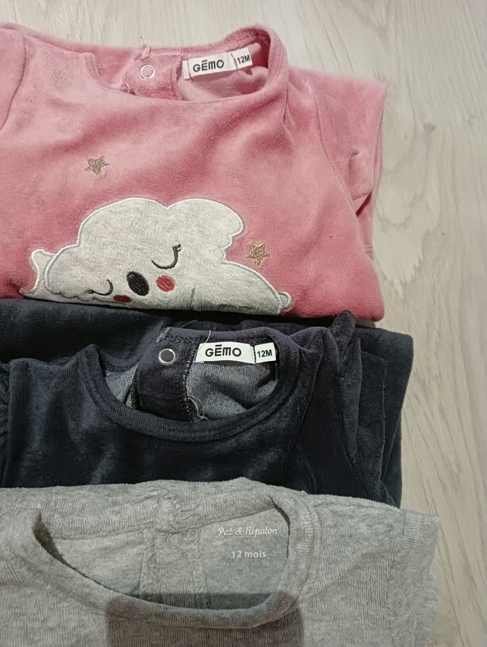 Lot 6 pyjamas 12 mois fille - photo numéro 9