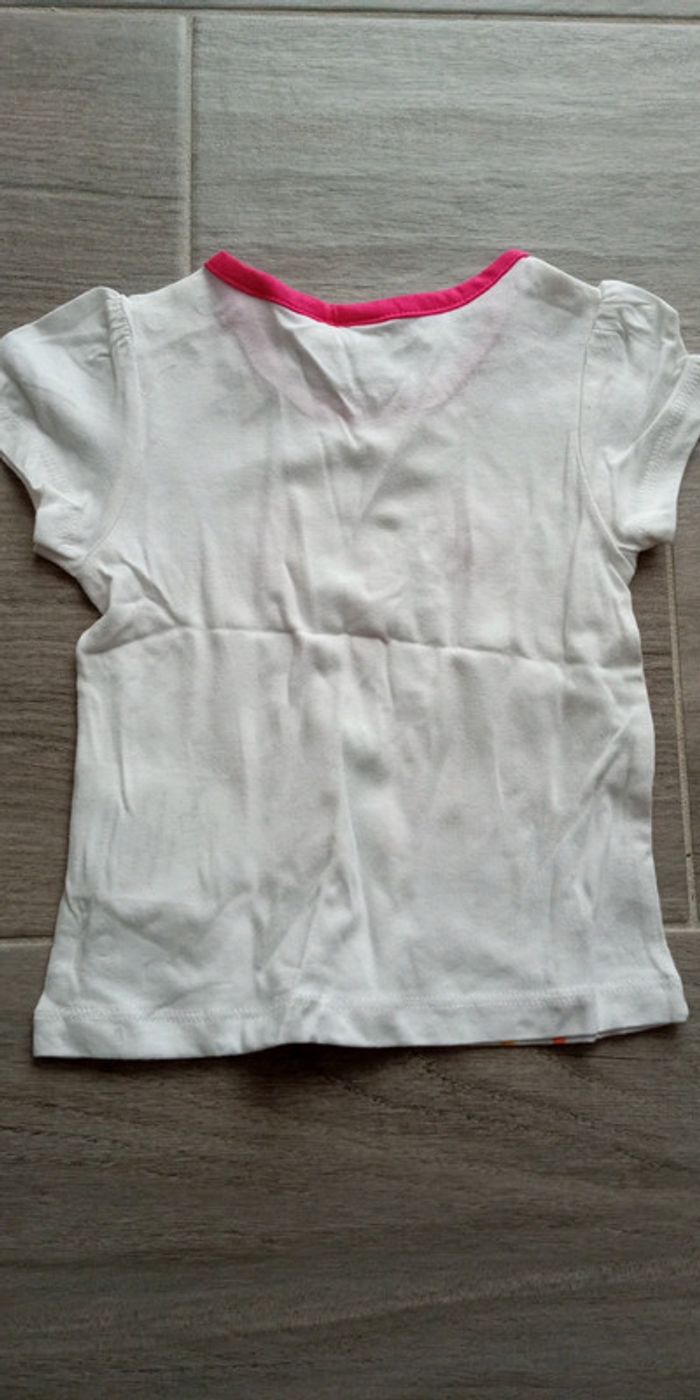 T-shirt manches courtes Minnie Disney baby 9 M - photo numéro 3