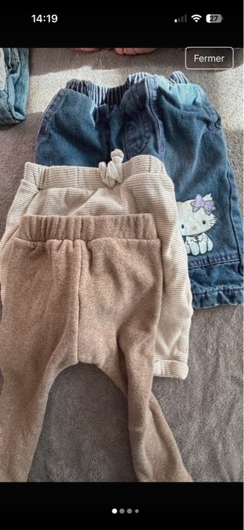 Lot de 3 pantalons 