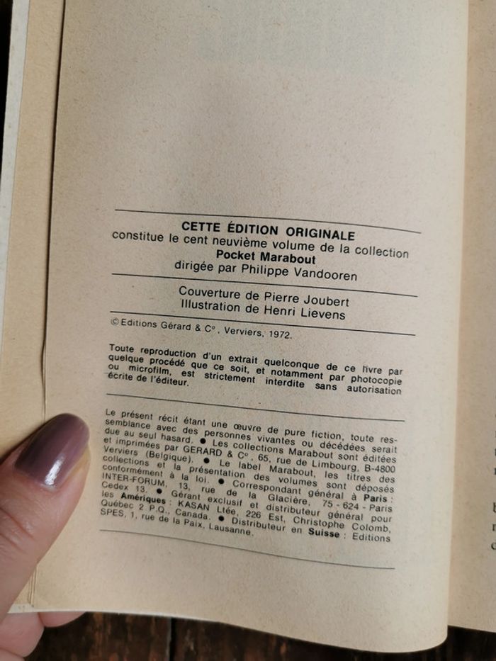 Bob Morane Krouic livre de poche Marabout de Henri Vernes - photo numéro 2